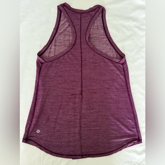 lululemon athletica Tops - Lululemon‎ Hot Like Agni Singlet Heathered Aurora Size 4